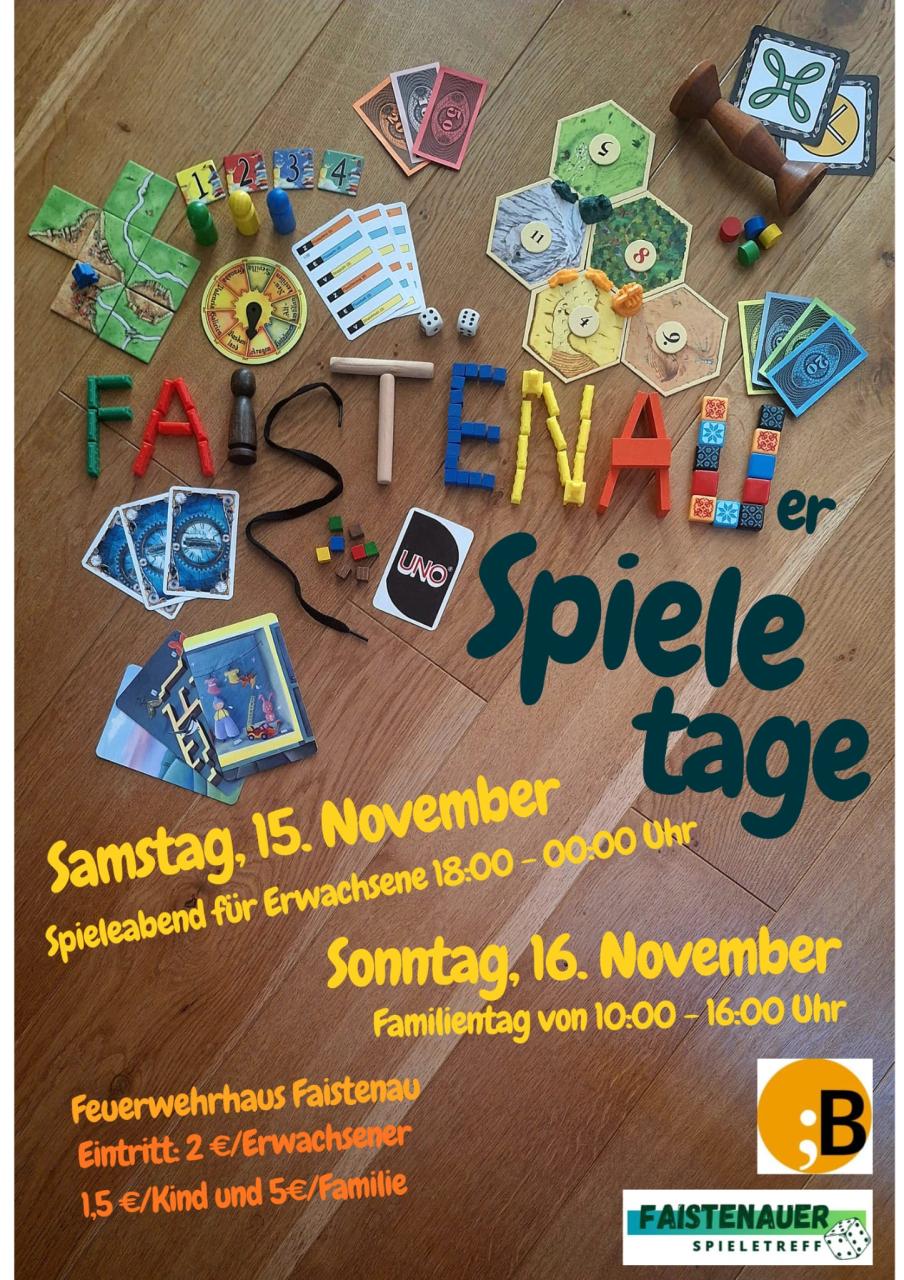 Plakat Spieletage