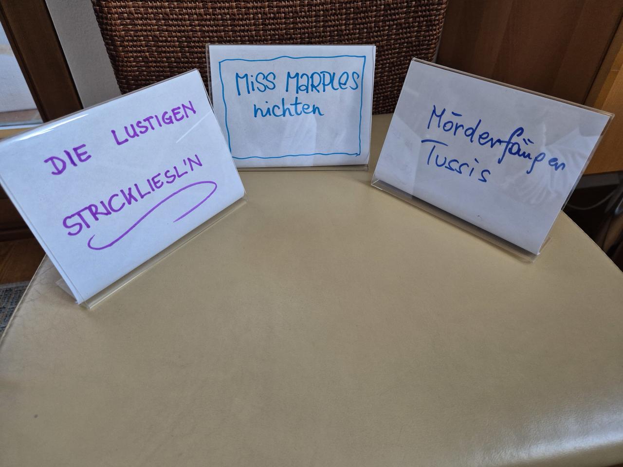 Gruppennamen Pubquiz